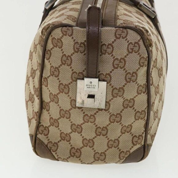 GUCCI GG Canvas Boston Bag Beige - Picture 5 of 15